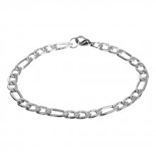 Bracelet N°01 en 304 acier inoxydable de 21 cm