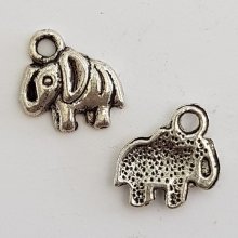 Breloque Éléphant N°01 x 2 pièces