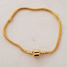 Bracelet Européen clip doré