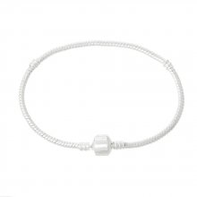 Bracelet Européen Clip 17cm fermoir Lisse