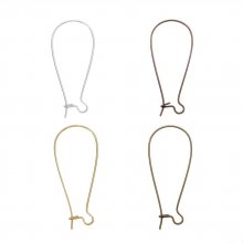 Support Boucle d'oreille Dormeuse 38mm N°18 x 100 Paires