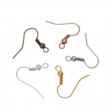 Support boucle d'oreille Hameçon N°23 Mixte x 125 paires.