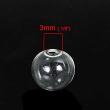 Boules en verre ronde de 10mm 20 pièces à remplir