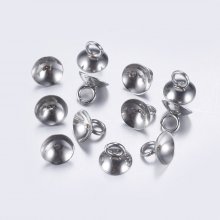 5 Coupelles pour Boules en verre ronde N°02.