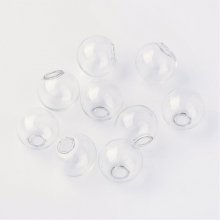 Boules en verre ronde de 18mm 50 pièces à remplir