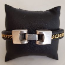 Fermoir crochet zamak pour cuir 10 mm Régaliz