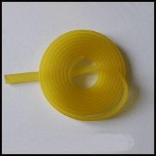 1 mètre cordon Pvc Plat 5.8 x 1.9 mm Jaune.