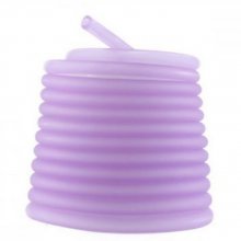 1 mètre cordon Pvc Creux 3 mm Lilas