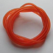 1 mètre cordon Pvc Creux 5 mm Orange