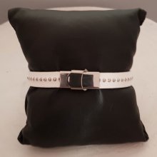 Cuir Bille T-Moro de 10 mm avec chaînette bille nickel free par 20 cm