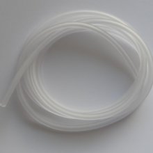 1 mètre cordon Pvc Creux 6,5 mm Blanc