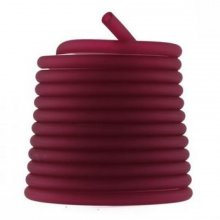 1 mètre cordon Pvc Creux 6,5 mm Fushia Foncé