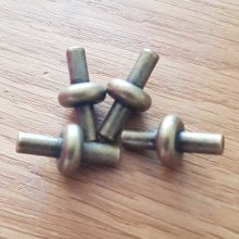Fermoir Bronze pour cordon Pvc Creux 6,5 mm