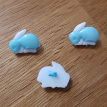 Bouton fantaisie à motifs pour enfants lapin N° 10