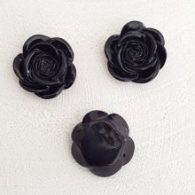 Fleur Synthétique 17 mm N°04-10 Noir 01