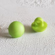 Boutons fantaisie, enfants, bébés Motif Demi Boule N°04-02 Vert