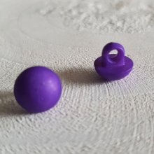 Boutons fantaisie, enfants, bébés Motif Demi Boule N°04-08 Violet