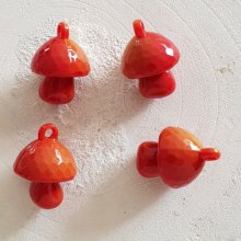 Pendentif Champignon bi-couleur N°02