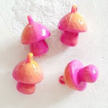 Pendentif Champignon bi-couleur N°09