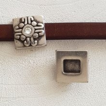 Passant 13 mm en Zamak N°17 Argent