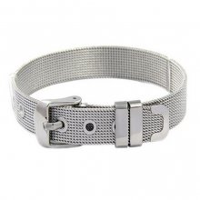 Bracelet Acier Inoxydable 10 mm Argent