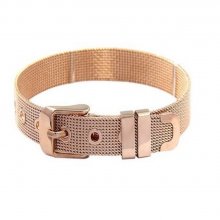 Bracelet Acier Inoxydable 10 mm Doré Rosé