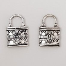 Breloque cadenas serrure N°02