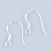 Support Boucle d'oreille Hameçon en Argent 925 N°02 x 1 paire