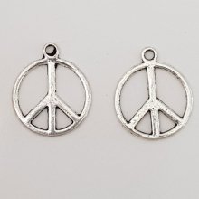 Breloque Peace & Love N°05 Argent 