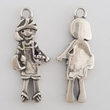 Breloque Enfant N°40 Zamak (Plaqué Argent)