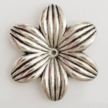 Breloque Fleur CCB N°002 Argent