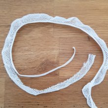 Élastique blanc 4.5 mm dentelle à découdre