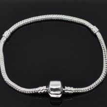 Bracelet Clip Européen 15cm fermoir Lisse