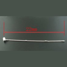 Bracelet Clip Européen 22 cm fermoir Lisse Plaqué Argent 925