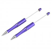 Stylo à décorer pour perles Violet à customiser x 1 pièce