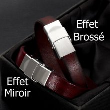 Fermoir clip griffe pour cuir 12 mm de large