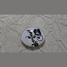 cabochon rond en verre 10mm oiseaux 022 