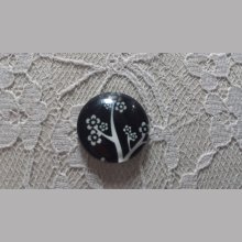 cabochon rond en verre 20mm oiseaux 020 