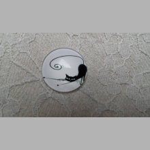 cabochon rond en verre 25mm chat 014 