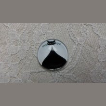 cabochon rond en verre 25mm chat 010 