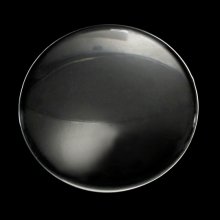 Cabochon Rond 38 mm en verre transparent