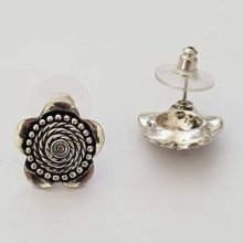 Support Boucle d'oreille Puce N°100 x 1 Paire