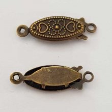 Fermoir Ovale Classique Bronze 21 mm