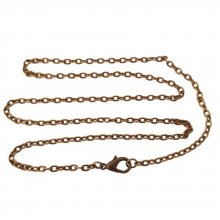 Collier Bronze maille de 50 cm N°01