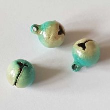 Breloque Grelot Bi-Couleur 11 x 8 mm N°13