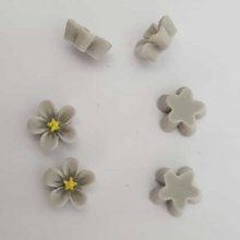 Fleur Synthétique 12 mm N°01-Gris