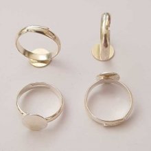 1 support bague enfant ronde de 8 mm Argent N°31