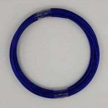 Bobine de 3 mètres fil aluminium rond 2 mm Bleu