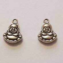 Breloque Bouddha N°01 14 mm Argent