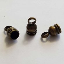 Embout à coller N°26 Bronze 14.5 x 8 mm